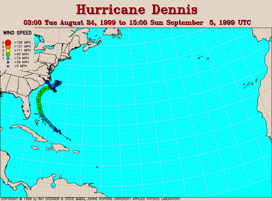 Hurricane Dennis (1999) - Wikipedia